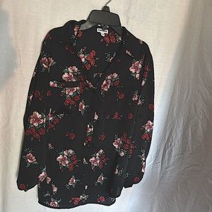Express floral button down